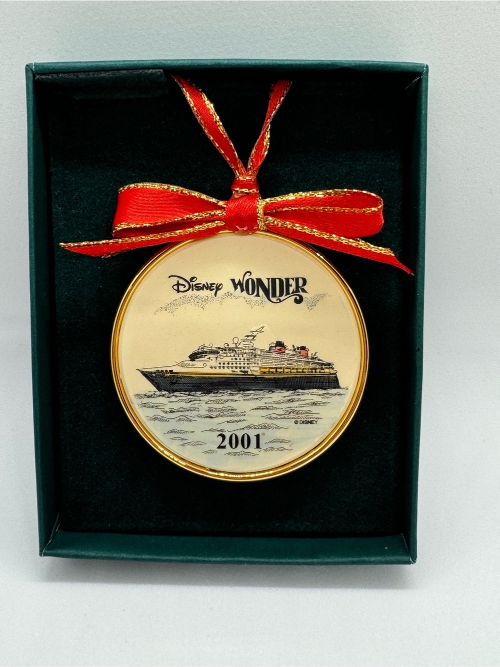 Disney Wonder 2001 Cruise Ship Ornament